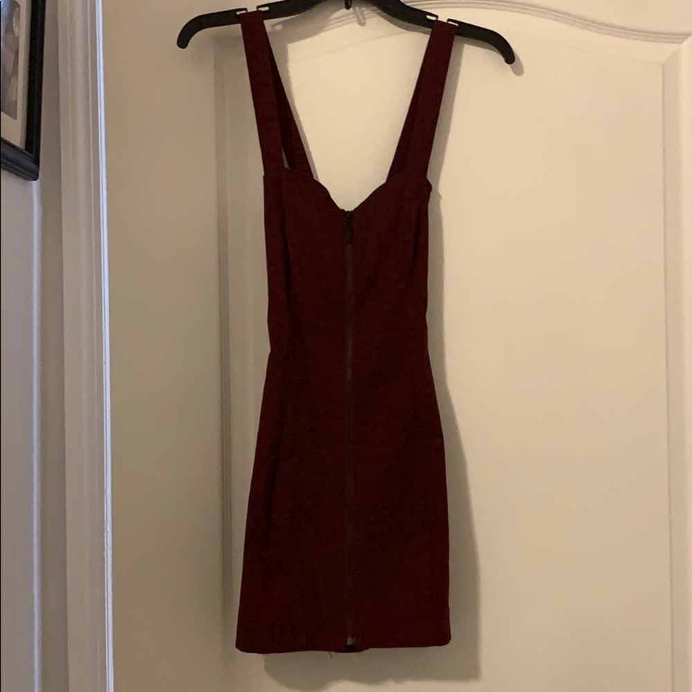 Zipper down dress